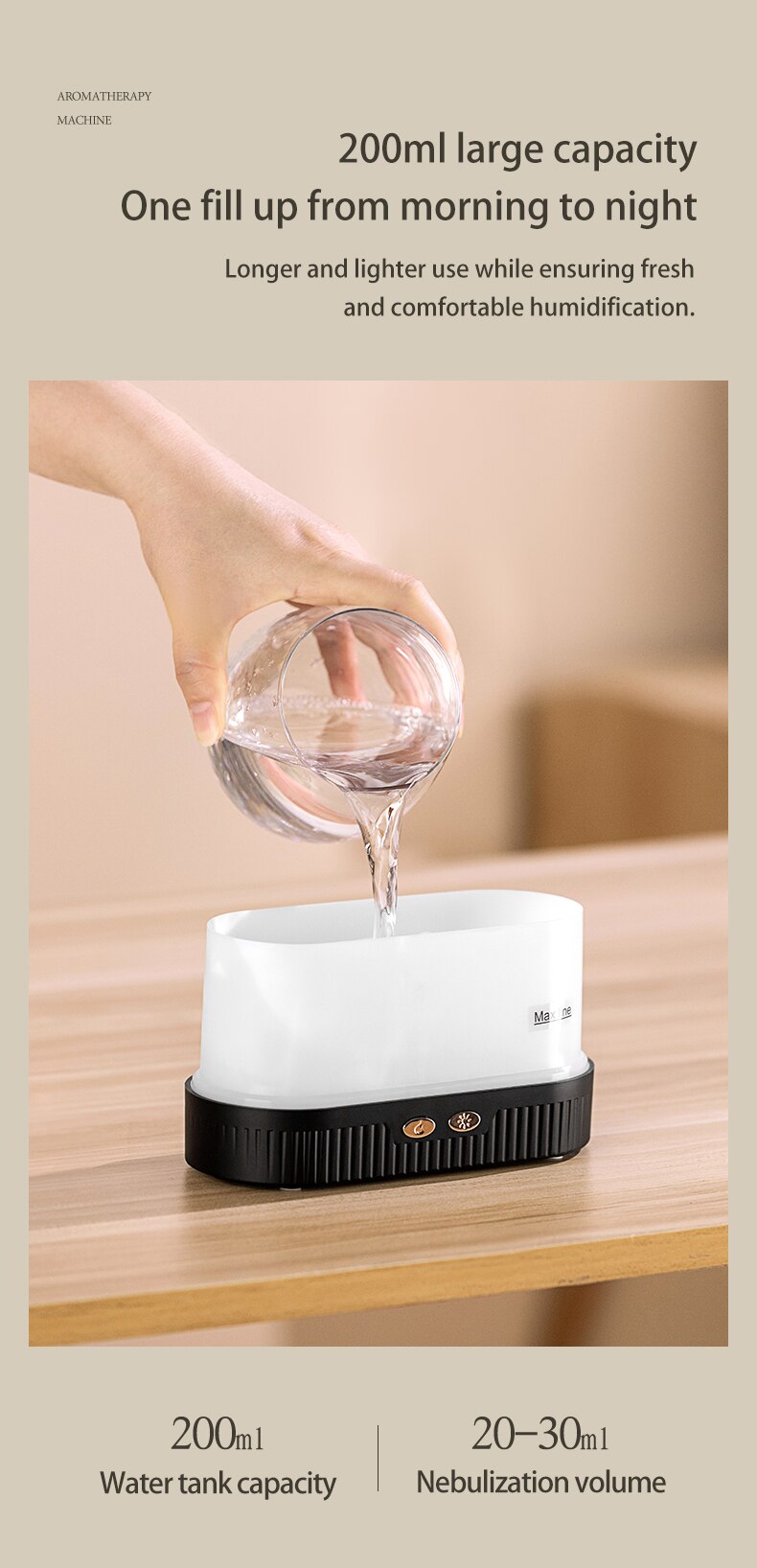 Flame Essential Oil Diffuser